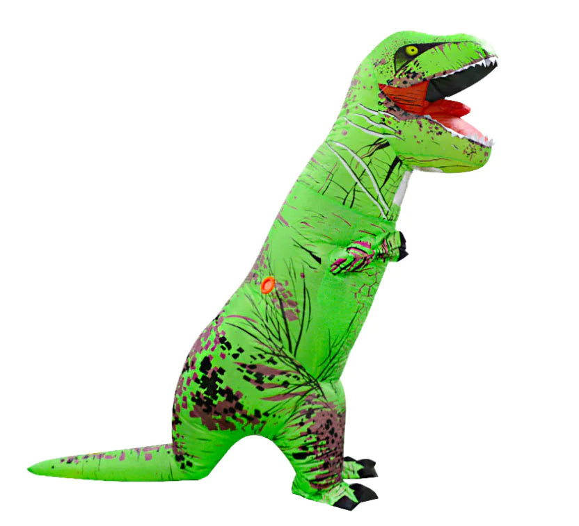 Aufblasbares T-Rex-Kostüm für Erwachsene & Kinder