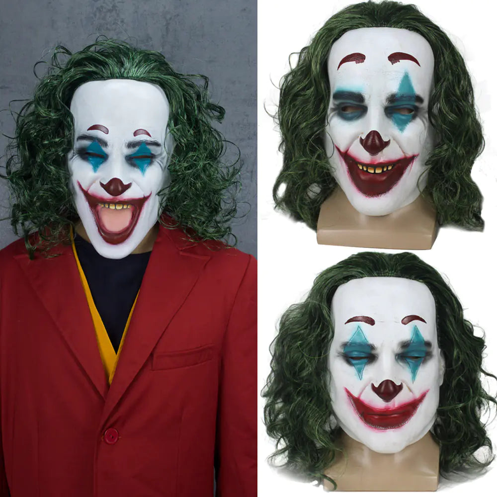 Joker Latexmaske für Halloween  Kostüm