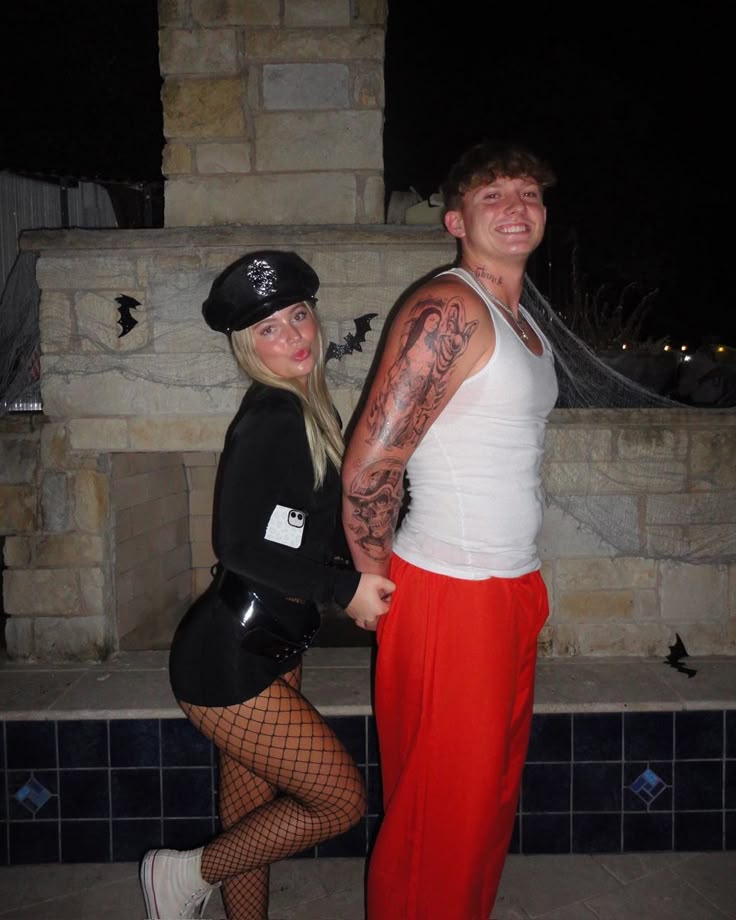 Polizei Halloween Party Outfit