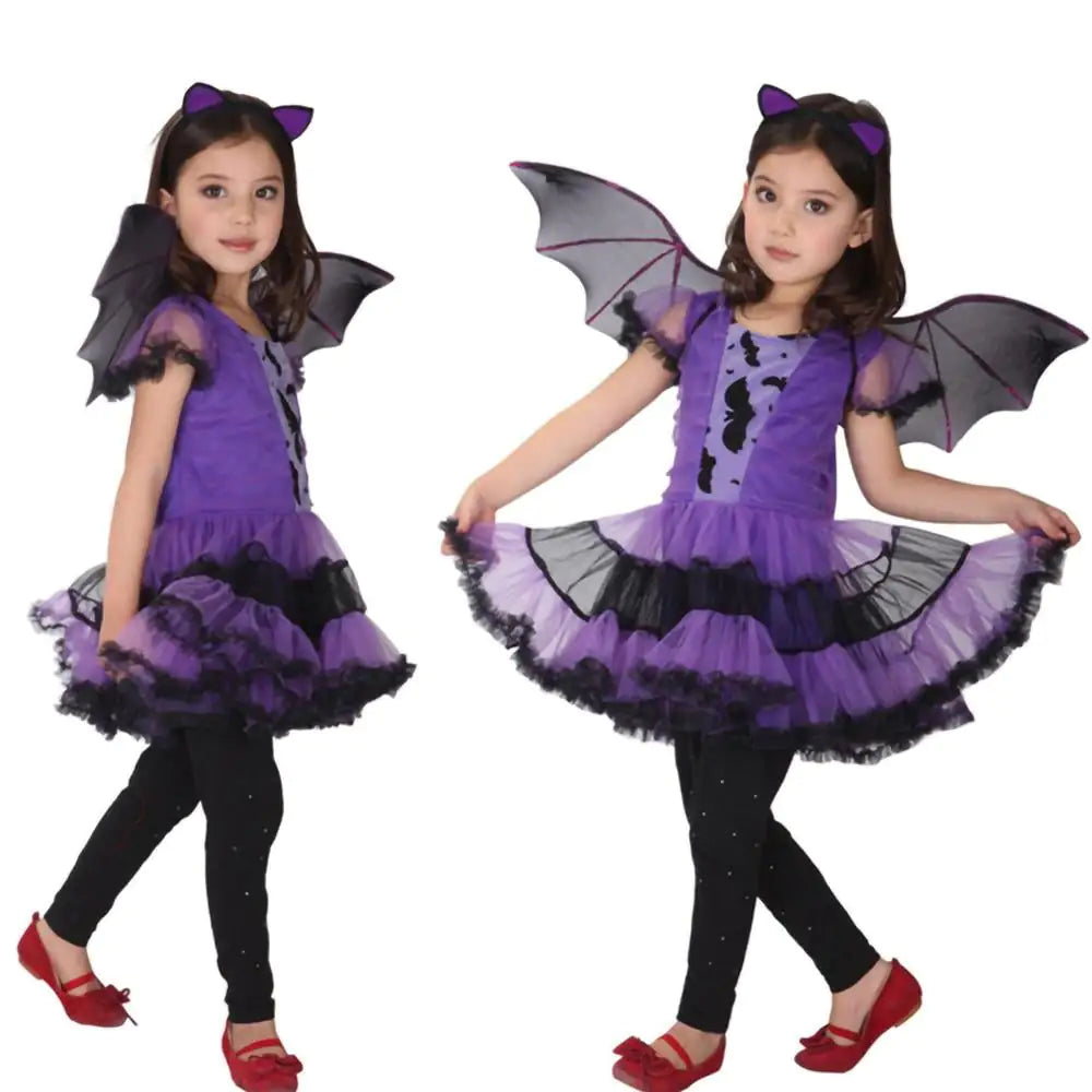 Fledermaus - Prinzessin Halloween Kostüm für Kinder