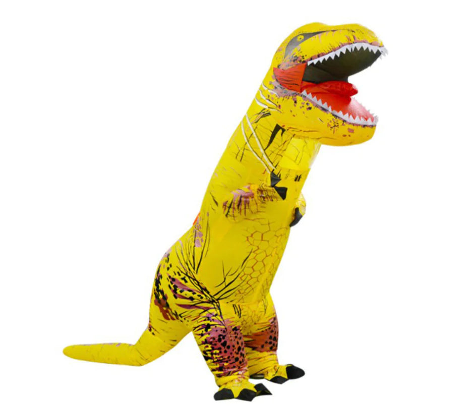 Aufblasbares T-Rex-Kostüm für Erwachsene & Kinder