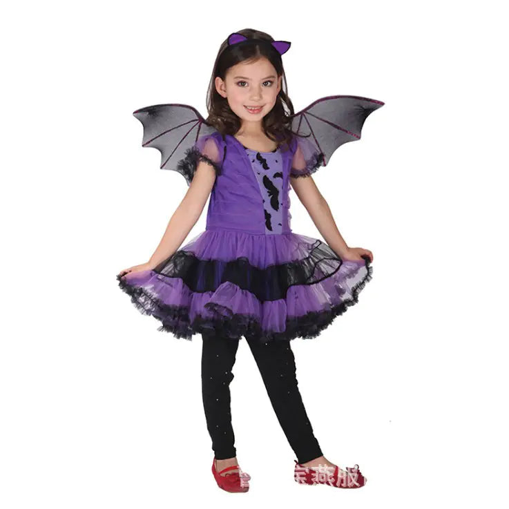 Fledermaus - Prinzessin Halloween Kostüm für Kinder