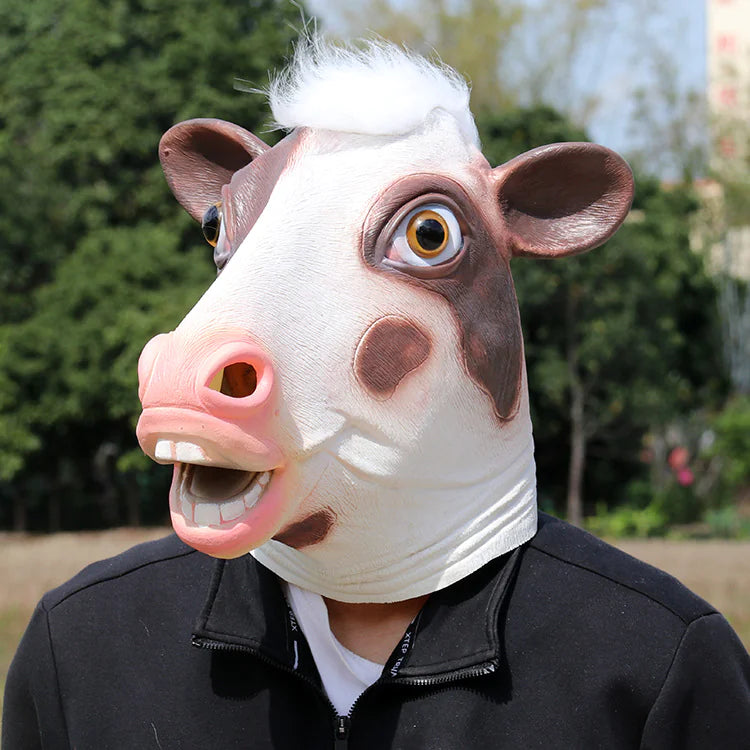 Kuhmaske für Halloween