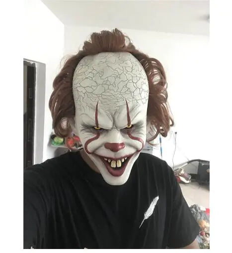 Pennywise Clown Maske und Perücke - für Halloween